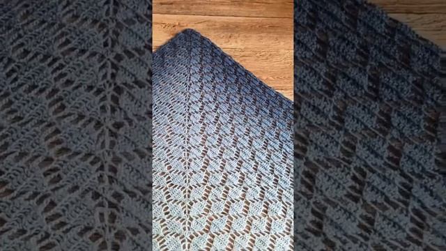 Вязаная крючком шаль из Ализе Ангора Голд Омбре Батик? смотреть онлайн