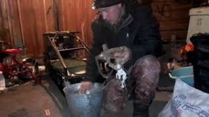 кипятим капканы, обработка капканов перед установкой..