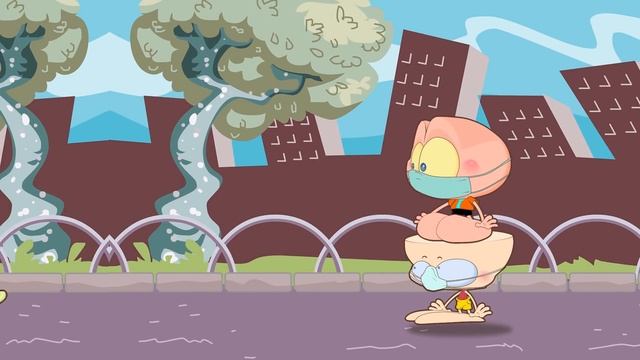 Mongo e Drongo na Quarentena. Desenho animado na pandemia. смотреть онлайн