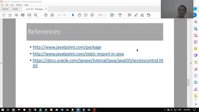 Java Programming Unit 05 Package смотреть онлайн