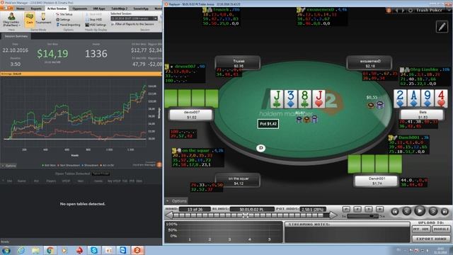 Омаха хай лоу. Анализ сессии 22.10.2016 смотреть онлайн