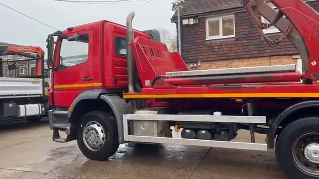 2013 Mercedes Axor 1824 Skip Loader смотреть онлайн