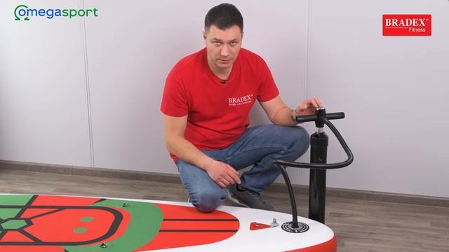 Как накачать сапборд Bradex смотреть онлайн