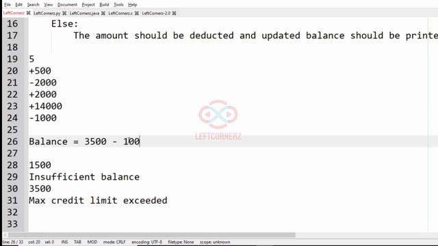 Bank Transactions - Exception Handling(21-06-2021) | Skillrack Daily Challenge