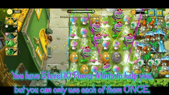 PvZ 2 Custom level (Epic Quest 1 - #2) - Doomy Beghouled | Lucky Blover смотреть онлайн