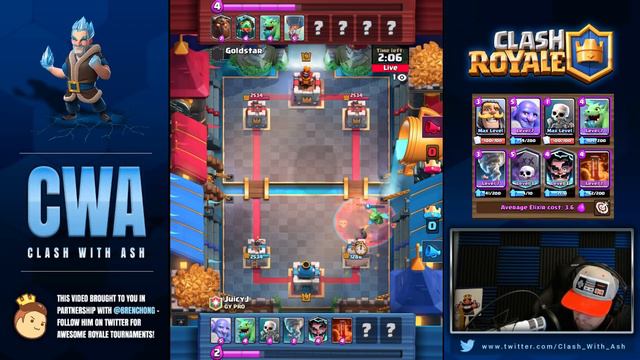 "SPLASH YARD" :: BEST GRAVEYARD DECK IN META Ft. JuicyJ in Clash Royale смотреть онлайн