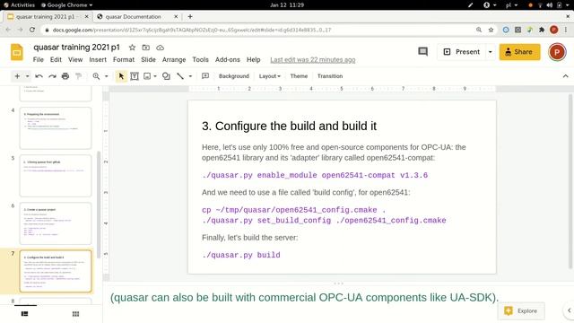 Quasar OPCUA Training (2021 upd) p1: creating projects, building, connecting with UaExpert смотреть онлайн
