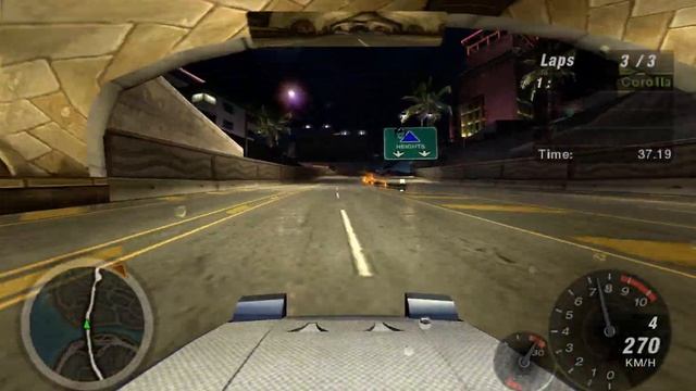 NFS Underground 2 | Palm Highway - 1:07.74, No NOS/Uniques смотреть онлайн