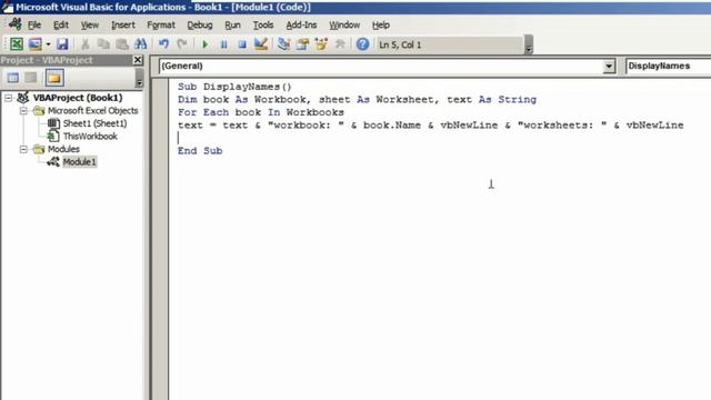 Microsoft Excel Short VBA Code #11 | How to Display and Monitor All Active WorkBooks and WorkSheets смотреть онлайн