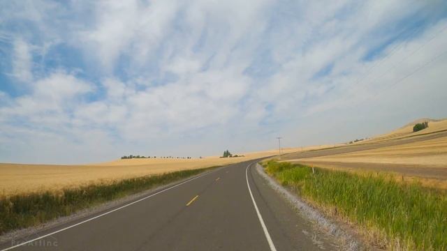4K Palouse Scenic Byway - American Road Trip with Beautiful Music - Washington State, USA - Part #1 смотреть онлайн