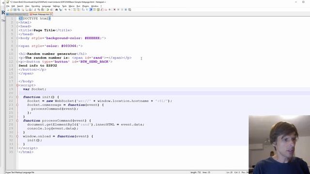 ESP32: Webserver, Websockets and JSON (WiFi Part 2) - Arduino смотреть онлайн