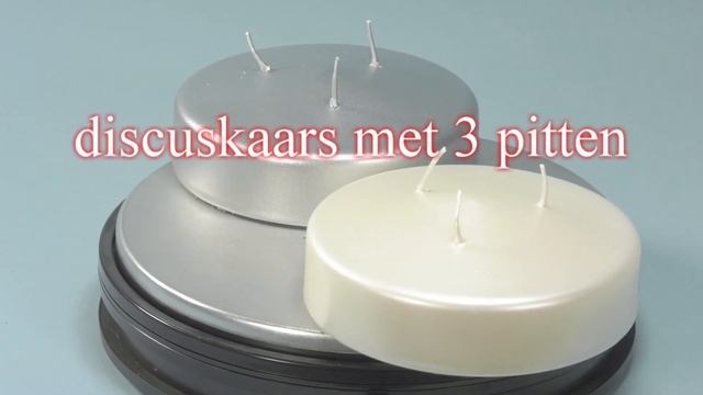 discuskaars met 3 pitten wit perl mat en zilver metallic 14426 en 14424 Geamaakt door Designka смотреть онлайн