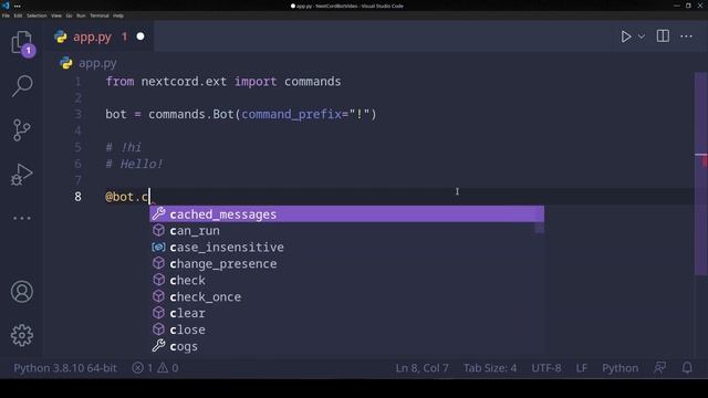Discord Bot Tutorial Python Nextcord | Setting Up | Part 1 смотреть онлайн