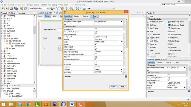 Currency Converter Using Java смотреть онлайн