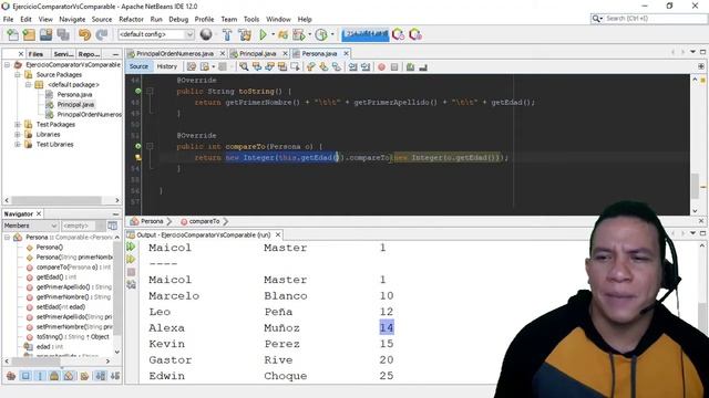 GUIA DE ESTUDIO JAVA - ORDENAMIENTO - COMPARABLE VS COMPARATOR смотреть онлайн