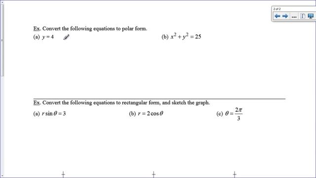 Polar Coordinates and Polar Graphs смотреть онлайн