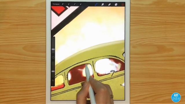 Drawing First Comic book with iPad Pro (Action Comics #1) смотреть онлайн