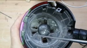 Восстановление вентилятора крыльчатки фена braun