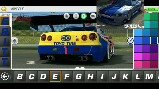 Real Racing 3 vinyl modification of Paul Walker's Nissan Skyline GTR from the fast and the furious смотреть онлайн