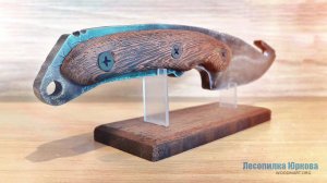 Как сделать Gut Knife настоящим из дерева? Нож с лезвием-крюком | Черный ламинат CS:GO