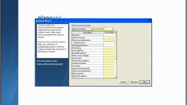 Using the PlanGuru Setup Wizard смотреть онлайн
