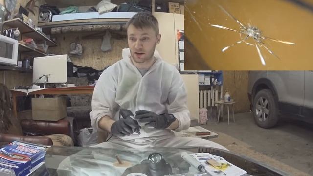 Ремонт скола своими руками, приклейка зеркала заднего вида смотреть онлайн