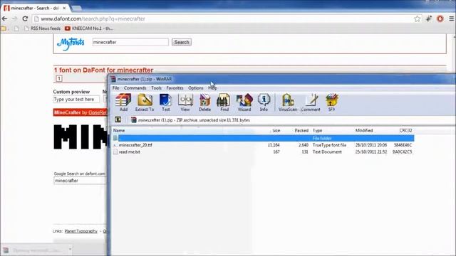 How To Download The Minecraft Font! - Minecraft Font For Windows, Photoshop, GIMP, Word, Paint Etc