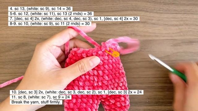 CROCHET LOTSO BEAR | Amigurumi Tutorial | Aquariwool Crochet смотреть онлайн