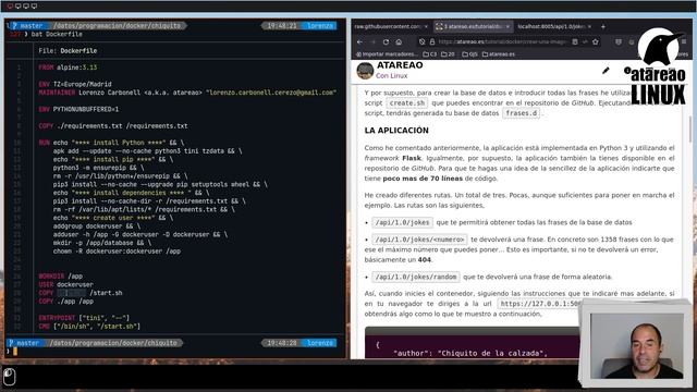 Tutorial de Docker. Capítulo 6. Crear una imagen docker desde cero y paso a paso смотреть онлайн