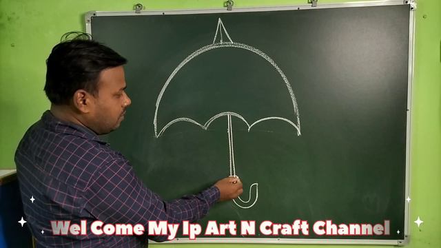 Easy Drawing Close and open umbrella #Ip Art N Craft смотреть онлайн