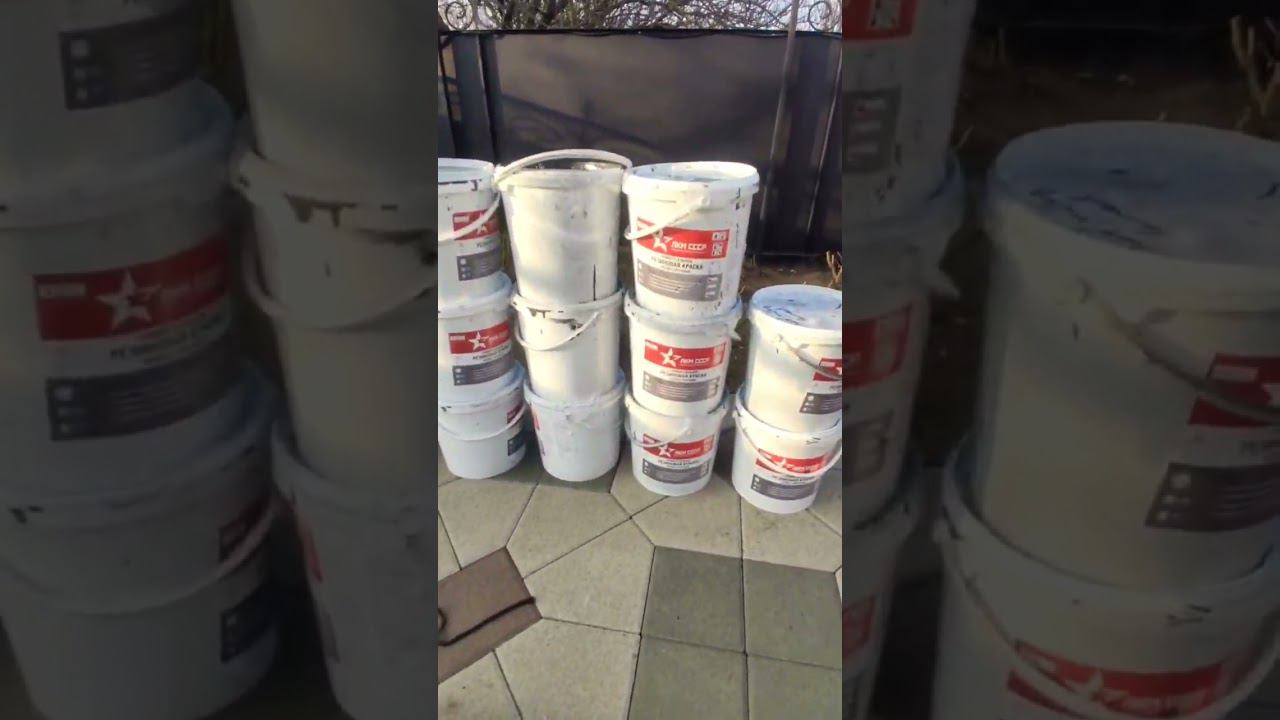 Резиновая краска для металла . Покраска забора, металлических ворот смотреть онлайн