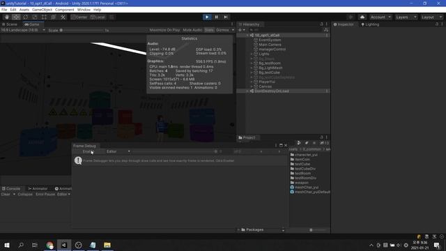 Unity Optimization : reducing 3D objects' draw calls смотреть онлайн