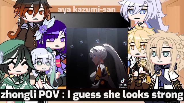 genshin react to honkai impact ofc it's kiana || some theories maybe? смотреть онлайн