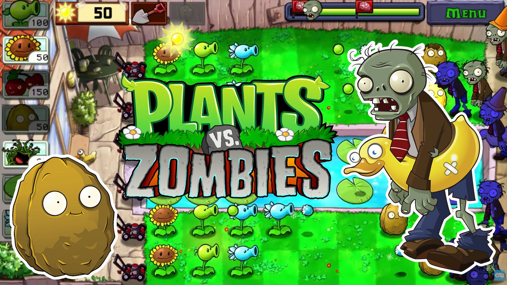 Растения против Зомби! Прохождение игры| Plants vs Zombies #6 смотреть онлайн