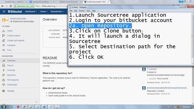 How to clone Bitbucket repository смотреть онлайн