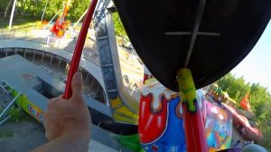 Аттракцион "Центрифуга" от первого лица