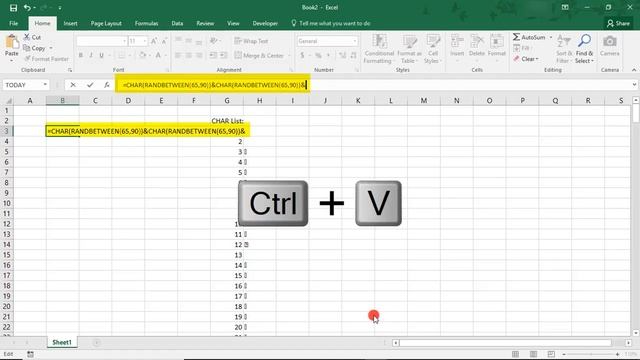 How to Make a Password with Random Letters and Numbers in Excel - Tutorial смотреть онлайн