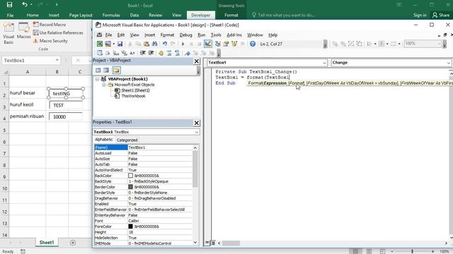 Cara Mudah Buat Format Pemisah Angka Ribuan di TextBox Excel secara Otomatis смотреть онлайн