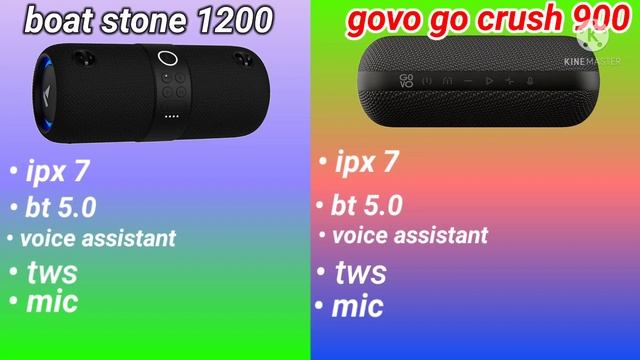 Comparisons of boat stone 1200 vs govo go crush 900 ??/ best speaker's bass good quality sound ? смотреть онлайн