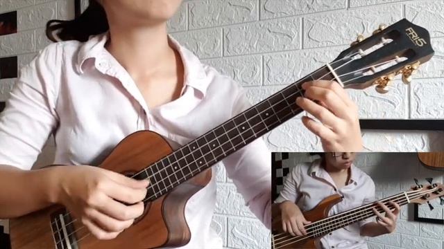 At My Worst - Pink Sweats (ukulele fingerstyle) by Yohanna Liang смотреть онлайн