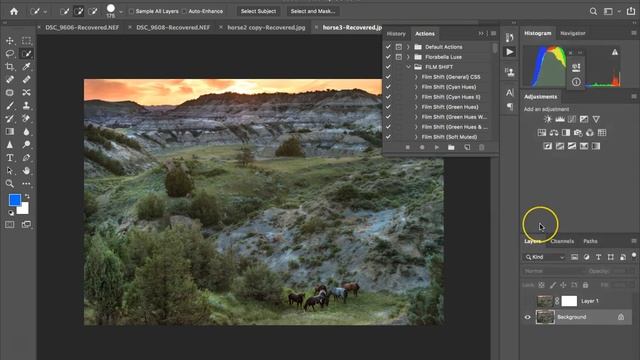 How to Load Photoshop Actions смотреть онлайн