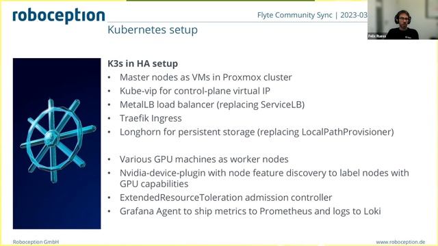 Taking off with Kubernetes and Flyte workflows to automate and scale ML training at Roboception смотреть онлайн