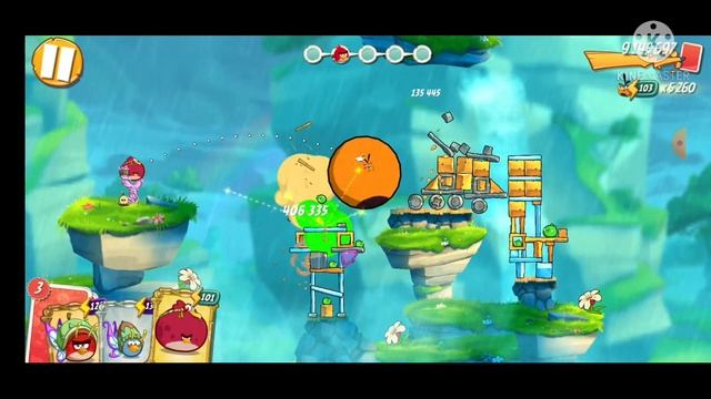 Angry Birds 2 прохождение! Горка 1-2-3-6-9! смотреть онлайн