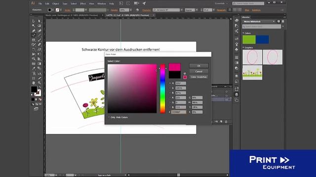 How to create the printing image for conical mugs with Illustrator смотреть онлайн