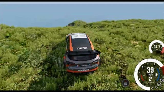 Car crushes in mountain BeamNG Drive смотреть онлайн