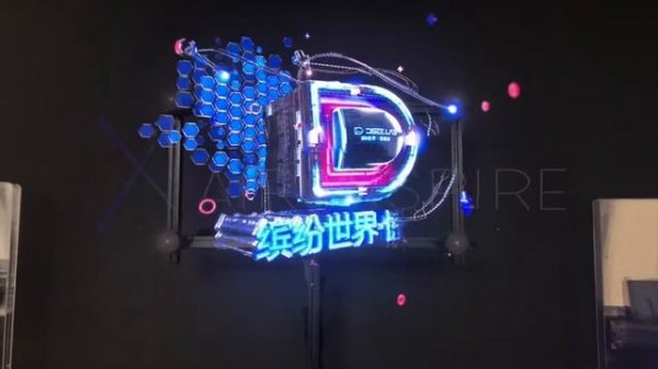 Шоу рум голографических 3D вентиляторов от компании AIR INSPIRE