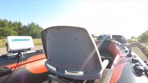 Тюнинг лодки RIB GLADIATOR 380 AL.  Отзыв владельца год спустя. Электричество с мотора и др.