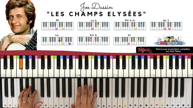 Les Champs-Élysées - Joe Dassin [Piano Tutorial] Facile смотреть онлайн