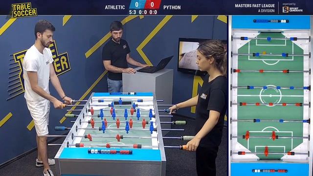 Table Football | N.Martirosyan(ATHLETIC) - M.Sahakyan(PYTHON) 09.08.2021 18:10(GMT+4) | MFL смотреть онлайн