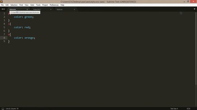 Nesting in SASS - 6 смотреть онлайн